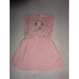 Robe Jersey Vieux Rose Fantaisie Tape À L'oeil - 2 Ans