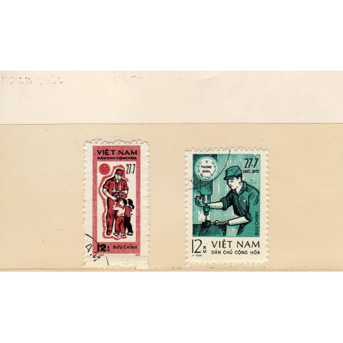 Timbres De Franchise Du Vietnam Du Nord
