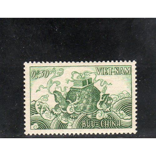 Timbre-Poste Du Vietnam Du Sud (Tortue Allégorique)