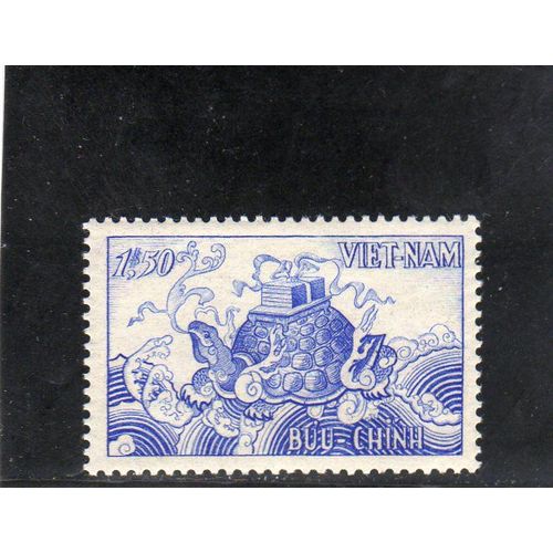 Timbre-Poste Du Vietnam Du Sud (Tortue Allégorique)