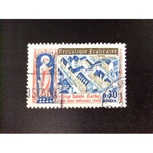 Francia 1960 Collège Sainte-Barbe À Paris Yvert 1280 Fu