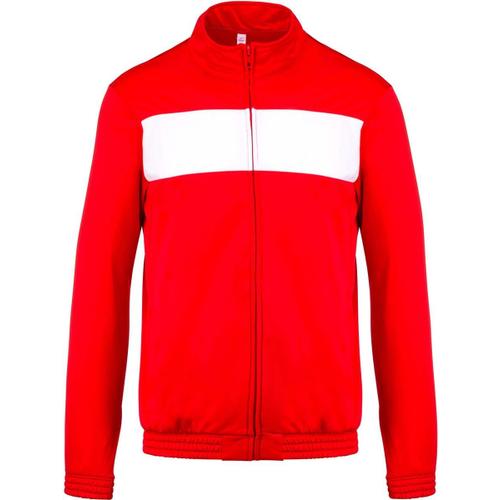 Veste Surv?Tement Sport Pa347 - Rouge - Homme