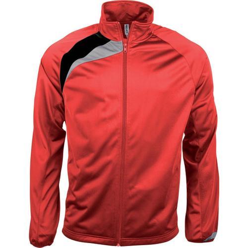 Veste Surv?Tement Sport Pa306 - Rouge - Homme