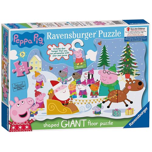 Ravensburger Uk 5534 Peppa Pig Puzzle De Noï¿?L Avec Porte Cintre