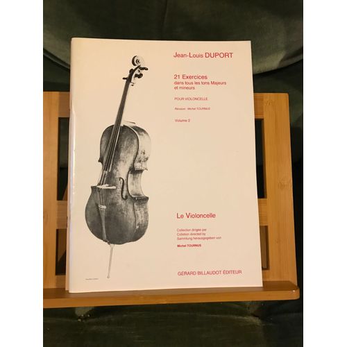 Jean-Louis Duport 21 Exercices Tons Majeurs Et Mineurs Violoncelle Éd. Billaudot Volume 2