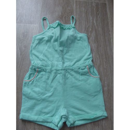 Combishort Jersey Vert D'eau Tape À L'oeil - 2 Ans