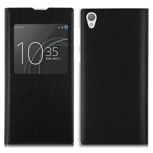 Etui À Rabat Sony Xperia Z3 Plus / Z4 Noir Eco-Cuir (Pu)