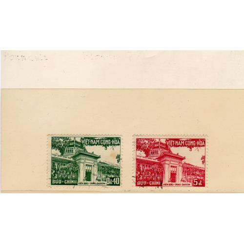 Timbres-Poste Du Vietnam Du Sud (Musée De Saïgon)