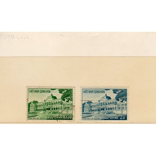 Timbres-Poste Du Vietnam Du Sud (Palais De LIndépendance)