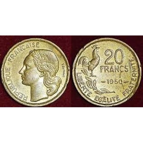 Pièce 20 Francs 1950