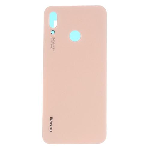 Cache Batterie Rose Pour Huawei P20 Lite En Verre