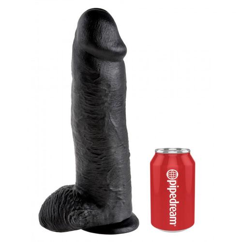 Gode Xxl - Largeur + De 8cm Gode King Cock 27 X 8 Cm Noir King Cock