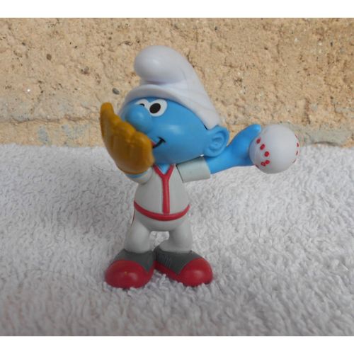 Figurine Schtroumpf - Sport - Baseball - Peyo - 2008