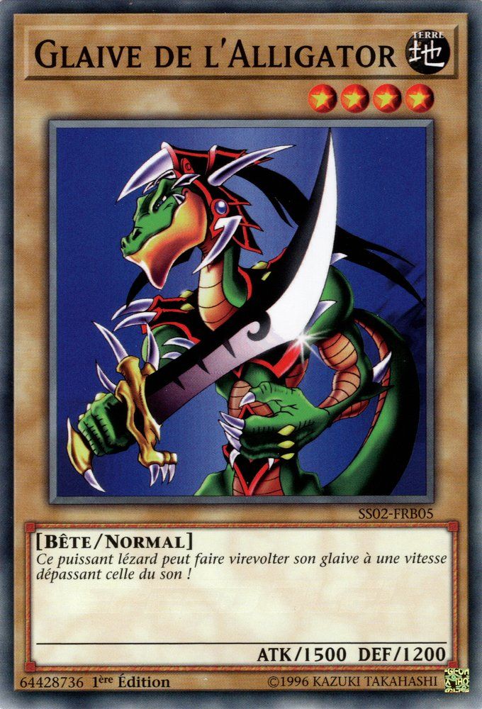 Yu-Gi-Oh! - Ss02-Frb05 - Glaive De L'alligator - Commune