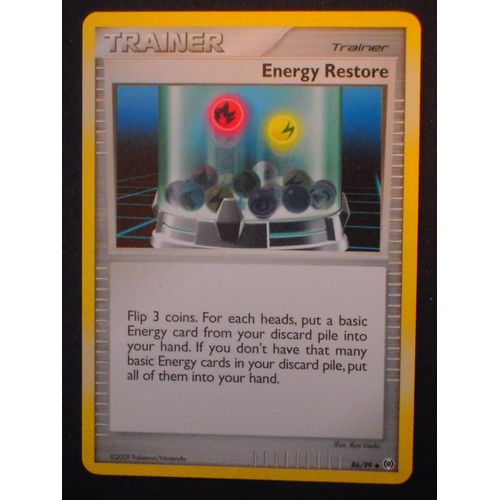 Energy Restore ( Restauration D'energie) - Série Arceus - 89/99