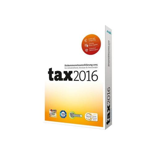 Tax 2016 - Version Boîte - 1 Utilisateur - Cd - Win - Allemand)