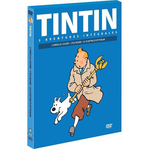 Tintin - 3 Aventures - Vol. 2 : L'ïle Noire + L'oreille Cassée + Le Sceptre D'ottokar