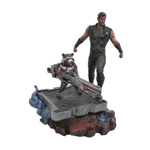 Avengers Infinity War Statuette Marvel Premier Collection Thor & Rocket Raccoon 30 Cm