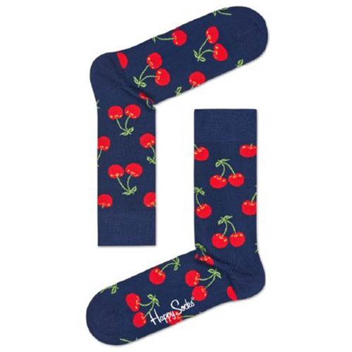 Happy Socks Chaussettes Cherry Bleu Marine/Rouge