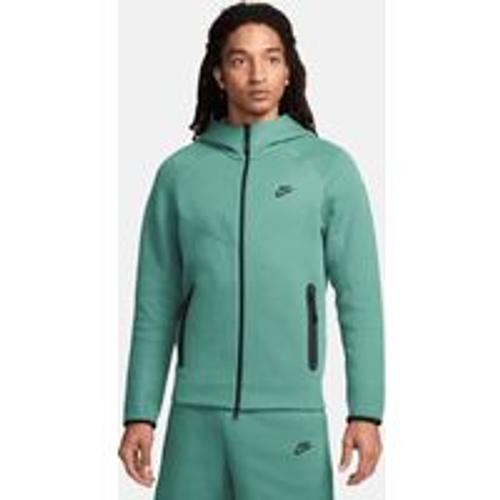 Sweat À Capuche Et Zip Nike Sportswear Tech Fleece Windrunner Pour Homme - Vert