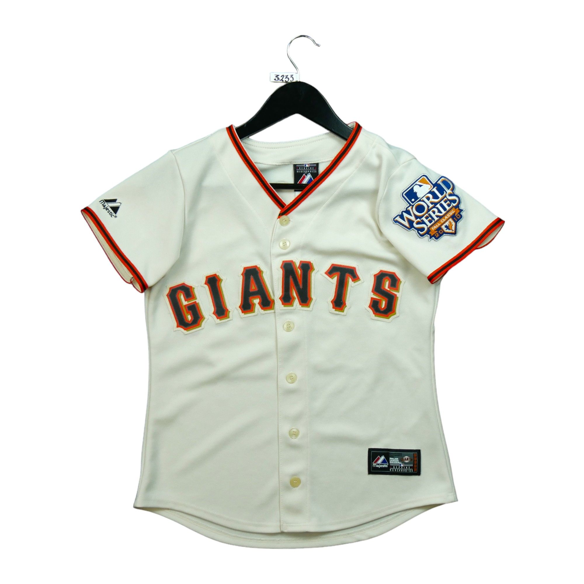 Reconditionné - Maillot Majestic San Francisco Giants Mlb - Taille S - Femme - Beige