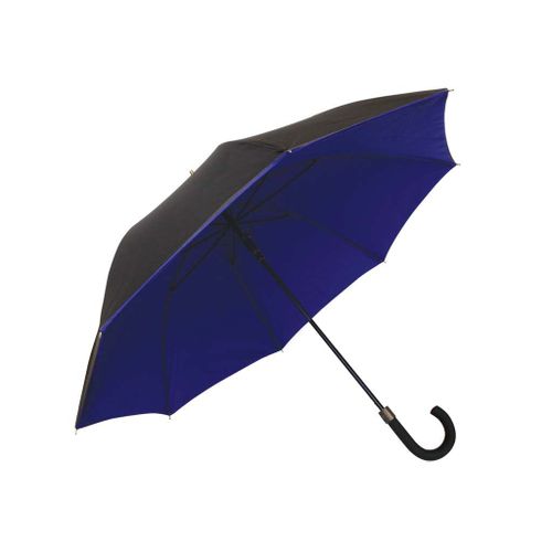 Parapluie Double Toile Résistant Au Vent Bleu Foncé