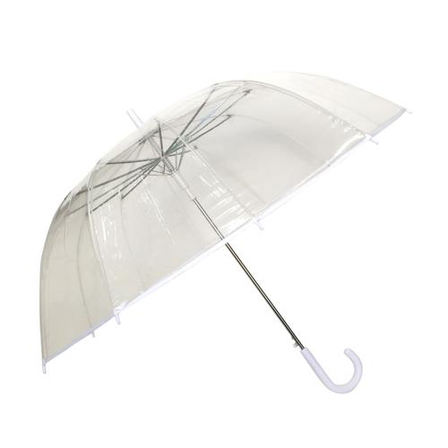 Parapluie Résistant Au Vent Transparent Bord Blanc