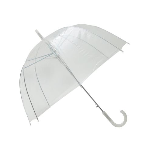 Parapluie Transparent Simple Finition Blanc