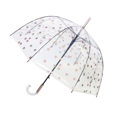 Parapluie Cloche Transparent Pois Cruivrés