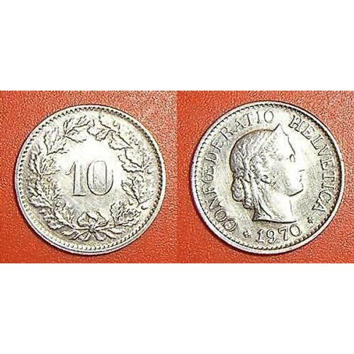 10 Centimes Suisse 1970