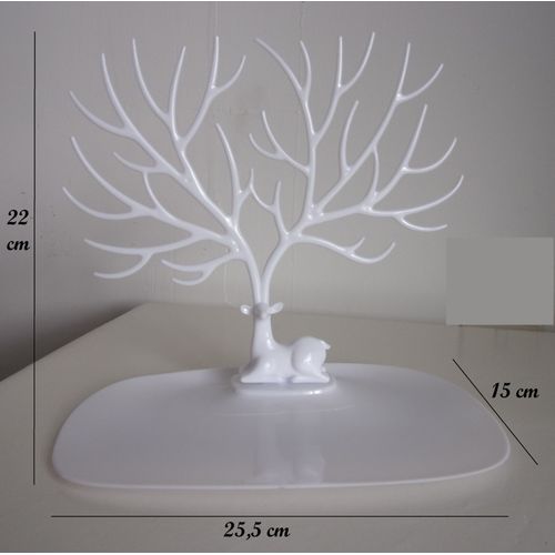 Rangement Bijoux Cerf Blanc