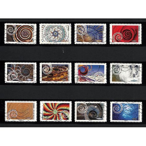 Série Complète De Timbres Oblitérés De France 2014. "Dynamiques"