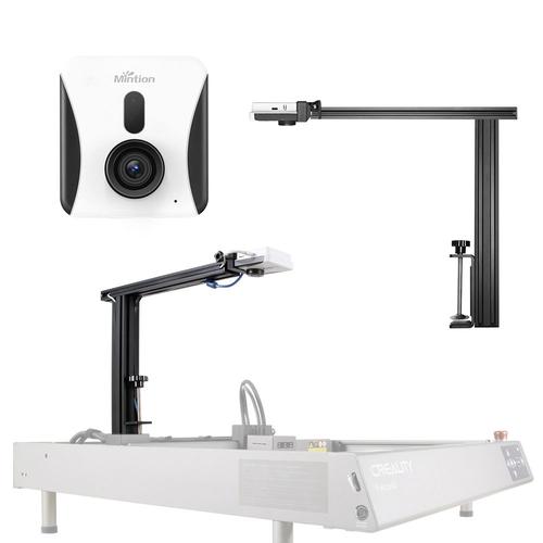 Caméra Mintion Lightburn, résolution 1080P, tient dans un étui, WiFi double bande 2,4 GHz et 5 GHz, vidéo accélérée automatique, pont sans fil Lightburn - Nouveau Lasercam-EU