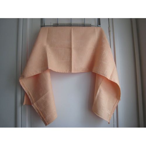 Coupon De Tissu Rose Gaufré Ameublement 35 X 150 Cm Comme Neuf