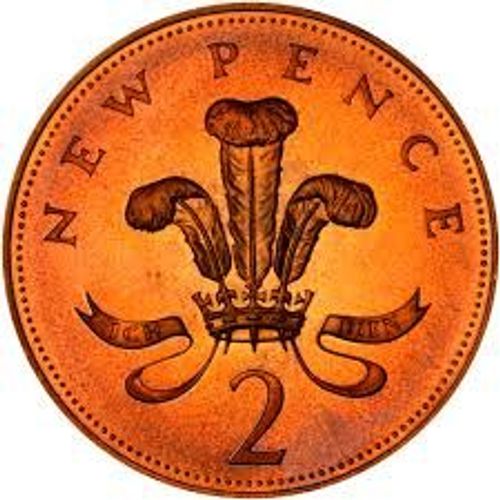 Grande Bretagne = Pièce De 2 New Pence De 1995 Elizabeth 2