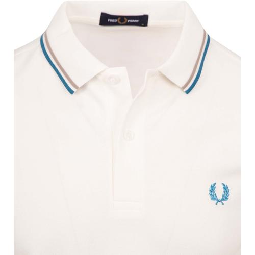Polo Fred Perry M3600 Blanc V36 Blanc Cassé Taille 3xl