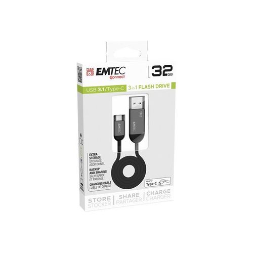 EMTEC T750 - Clé USB - 32 Go - USB 3.1