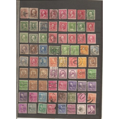 Lot De 97 Timbres Celebrites
