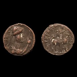 Monnaie Indo Grec Royaume Batracien - 150 Ans Avant Jc