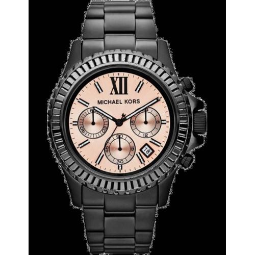 Montre Michael Kors Everest Mk5872 Bracelet En Acier Inoxydable Noir