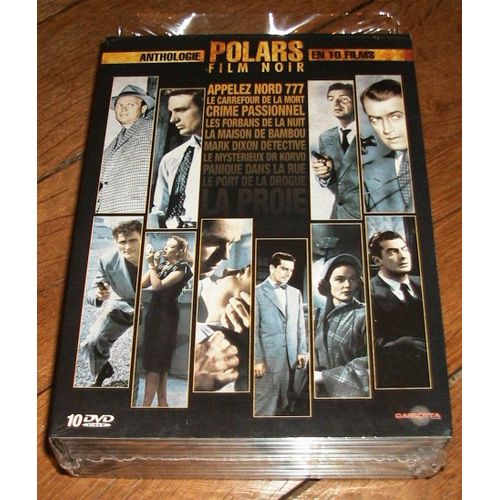 Polars : Anthologie Du Film Noir - Coffret 10 Dvd