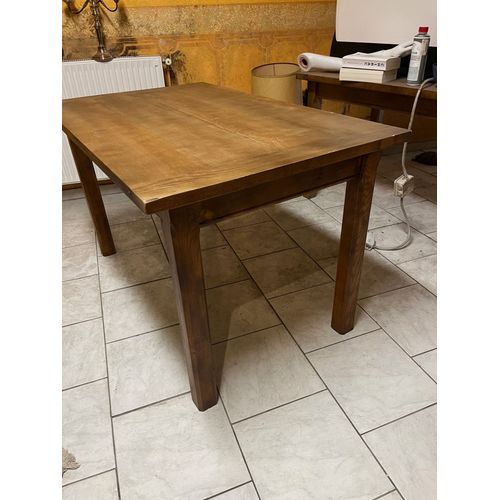 Table Bois Massif 130 X 80 Cm