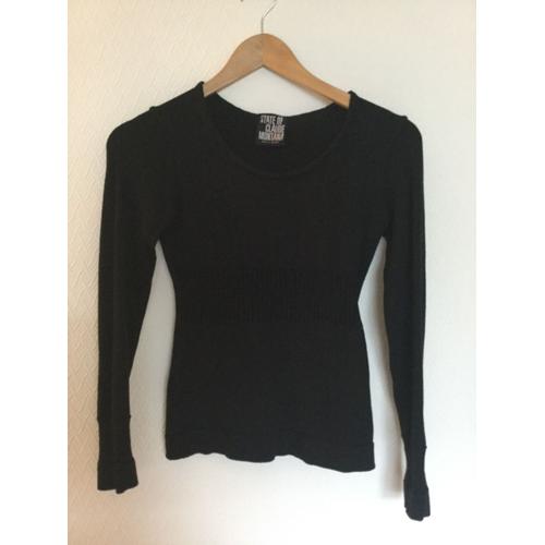 Pull Noir Claude Montana Taille S