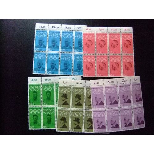 Alemania Federal 1968 Jeux Olympiques De Mexico Yvert 426 / 30 ** Mnh