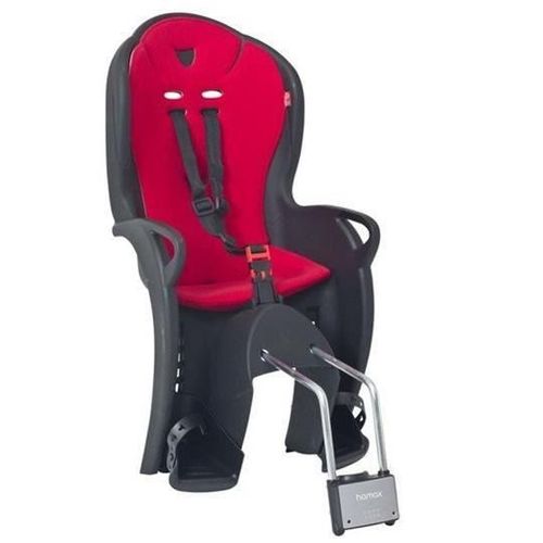 Porte-Enfant Pour Vélo Suspendu Noir & Rouge