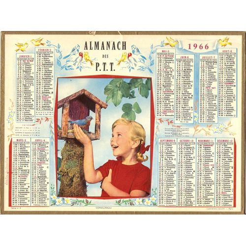 Almanach Des Ptt 1966(Conciliabule)