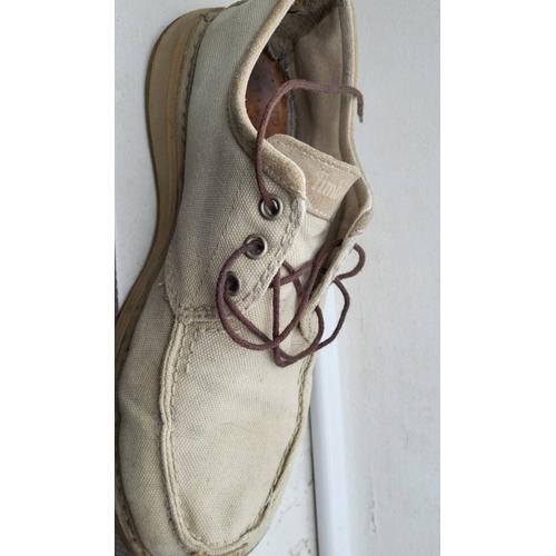 Chaussures Timberland Toile Beige T43
