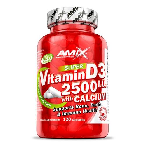 Vitamine D3 2500 Ui Avec Calcium 120 Gélules