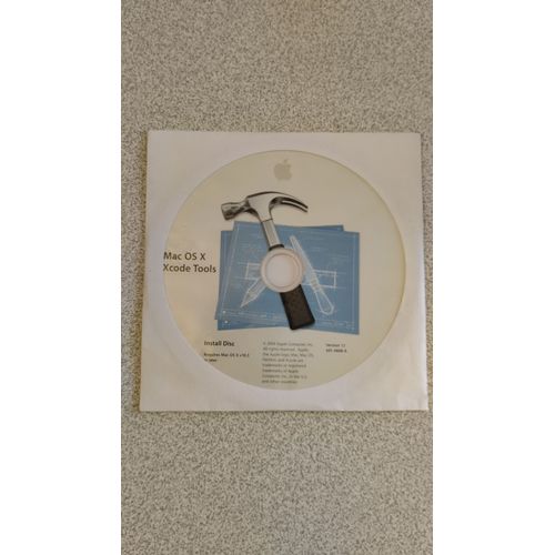 Mac Os X Xcode Tools V1.1 Macintosh Software Install Disc Cd