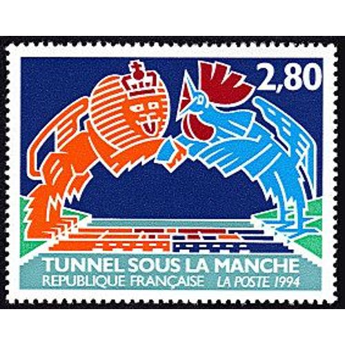 Tunnel Sous La Manche Coq Et Lion